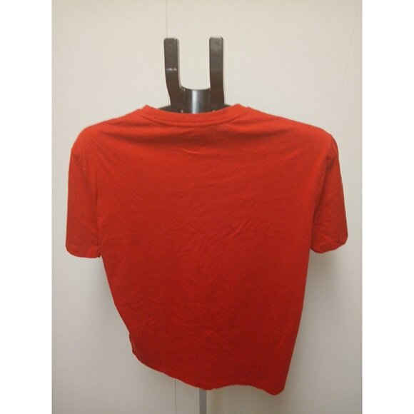 POLO RALPH LAUREN DESIGNER V-NECK TEE T SHIRT Mens Medium  Red - Picture 2 of 7